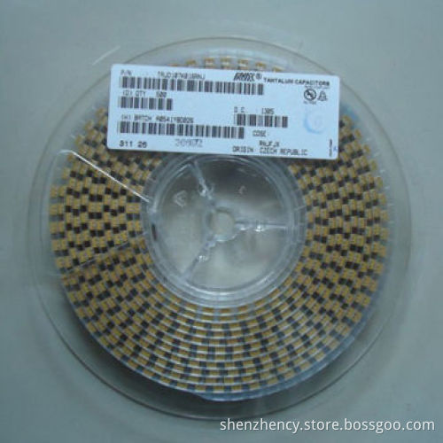 Tantalum Capacitor, TAJD106K020RNJ, 10UF, 20V, 10%, 2917, D Case